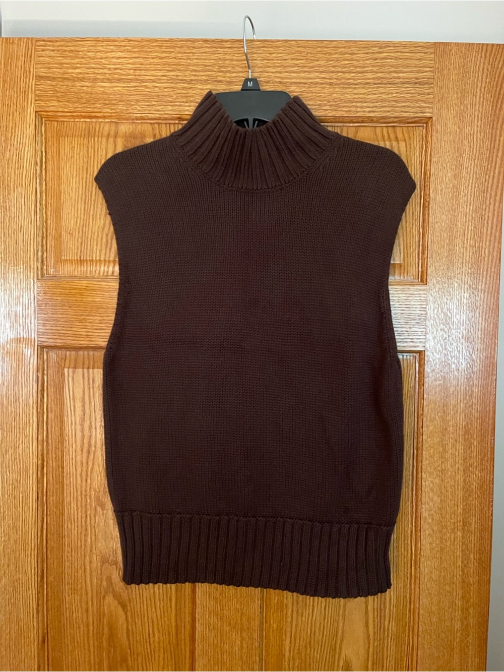 A&F Knit Turtleneck Sleeveless Sweater